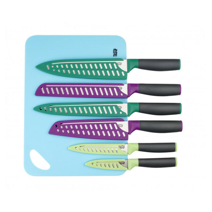 Tasty 13 Piece Knife Set with Cutting Mat 678597