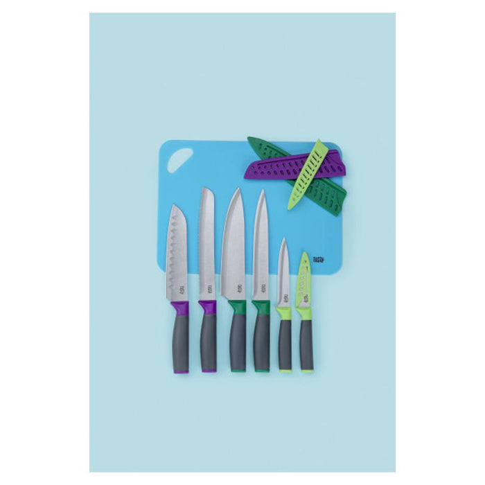 Tasty 13 Piece Knife Set with Cutting Mat 678597