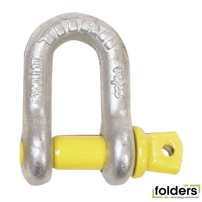 6mm 500kg dee shackle - cmp brand - Folders