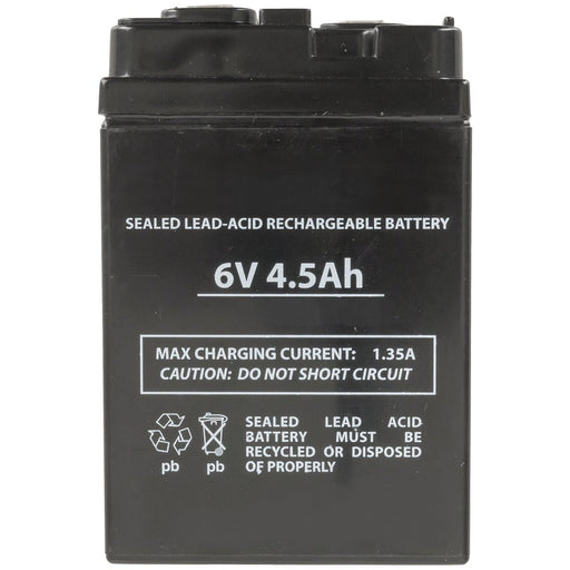 6V 4.5Ah SLA Battery to suit Rechargeable Fans - Folders