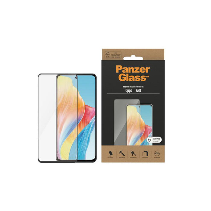 PanzerGlass Ultrawide Fit Sp Oppo A98/A58 Black 7094