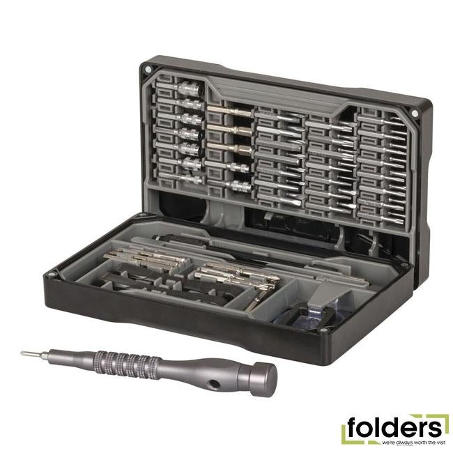 73 piece multifunctional screwdriver set with carry case - Folders