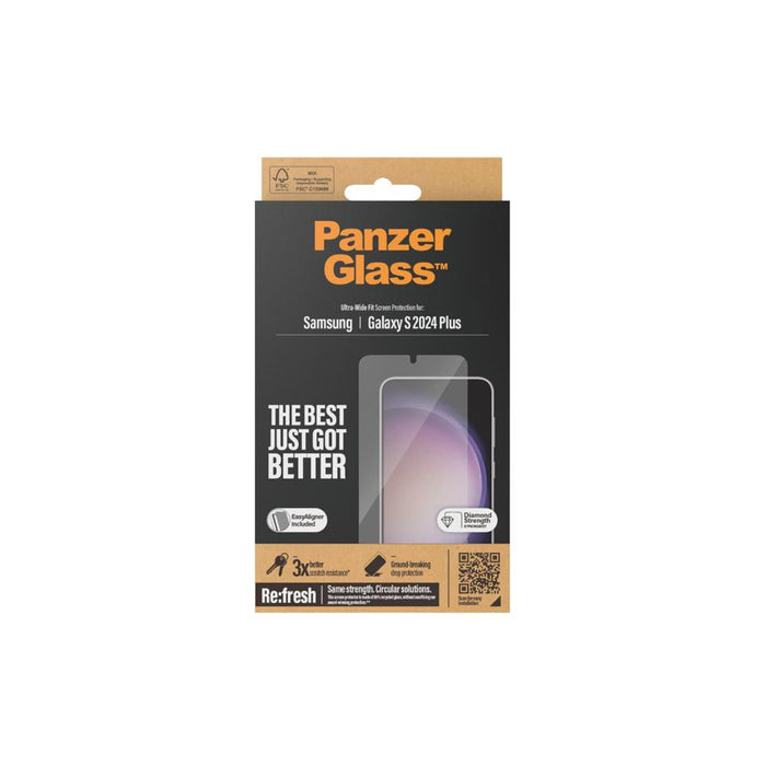 PanzerGlass UltraWide Fit w/ Aligner SP Samsung GS24+ 7351