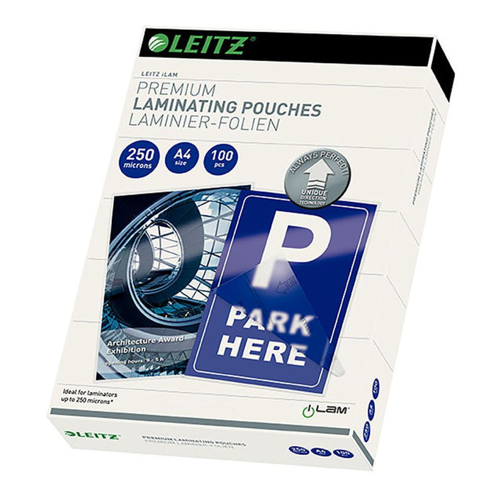 Leitz Laminating Pouch A4 250 Micron Pk100 74840000