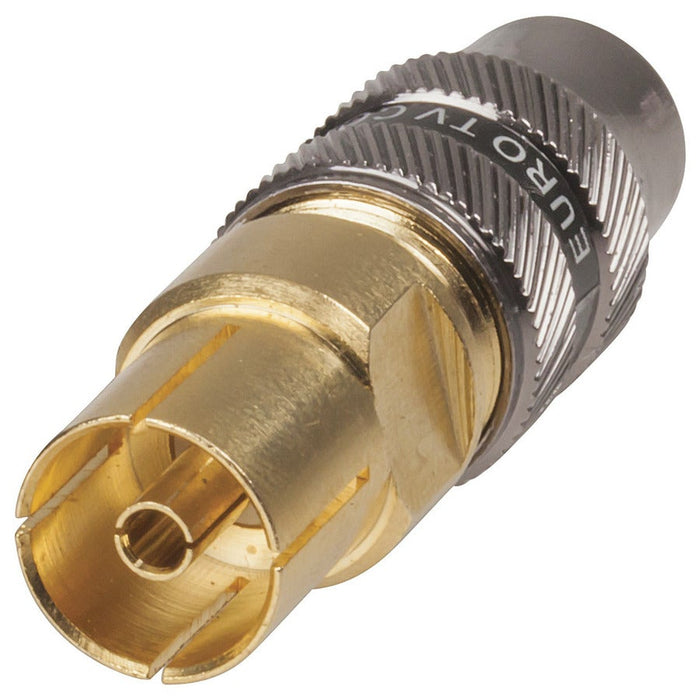 75 Ohm Gold Plated PAL Socket - Folders