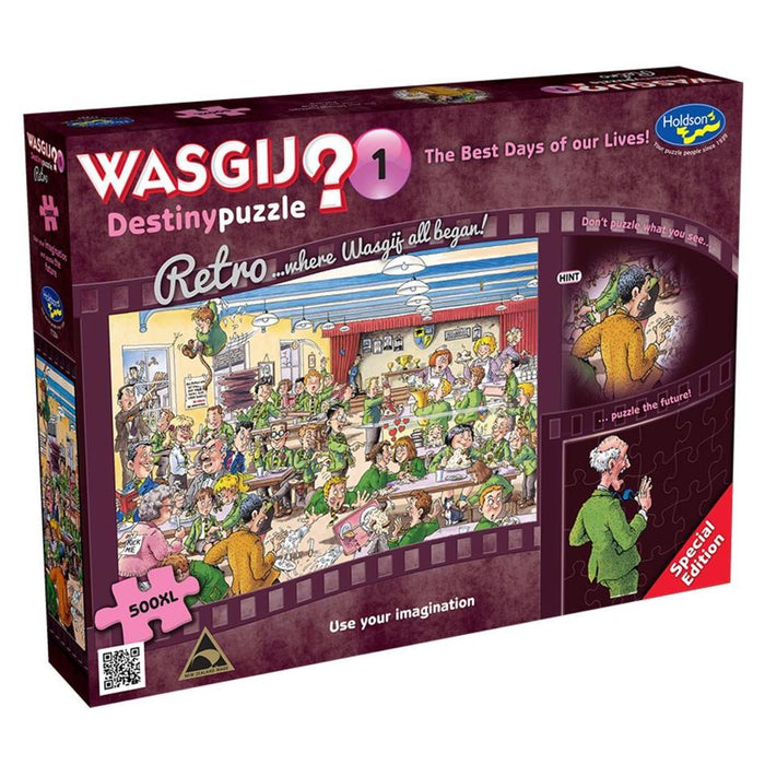 Puzzle - Retro Wasgij Destiny 1, 500XL pc (The Best Days of Our Lives!)