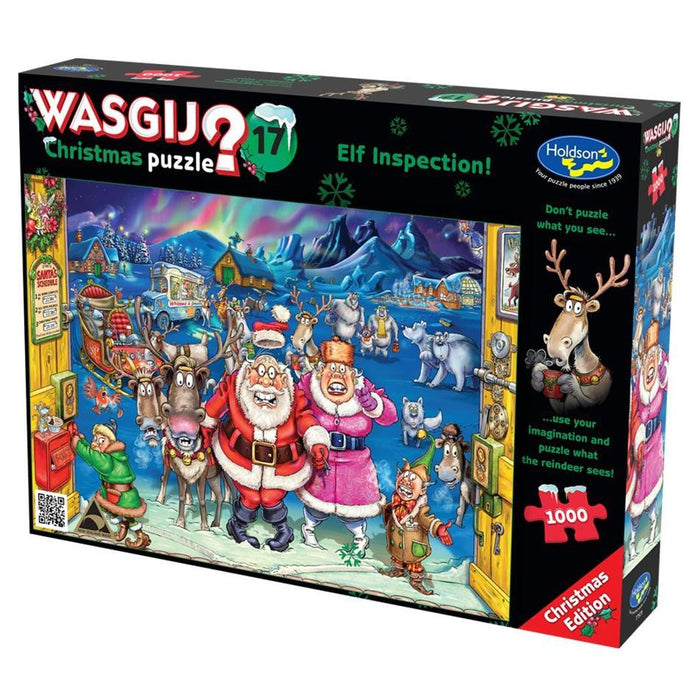 Holdson Puzzle - Wasgij Christmas 17, 1000pc (Elf Inspection!) 77509