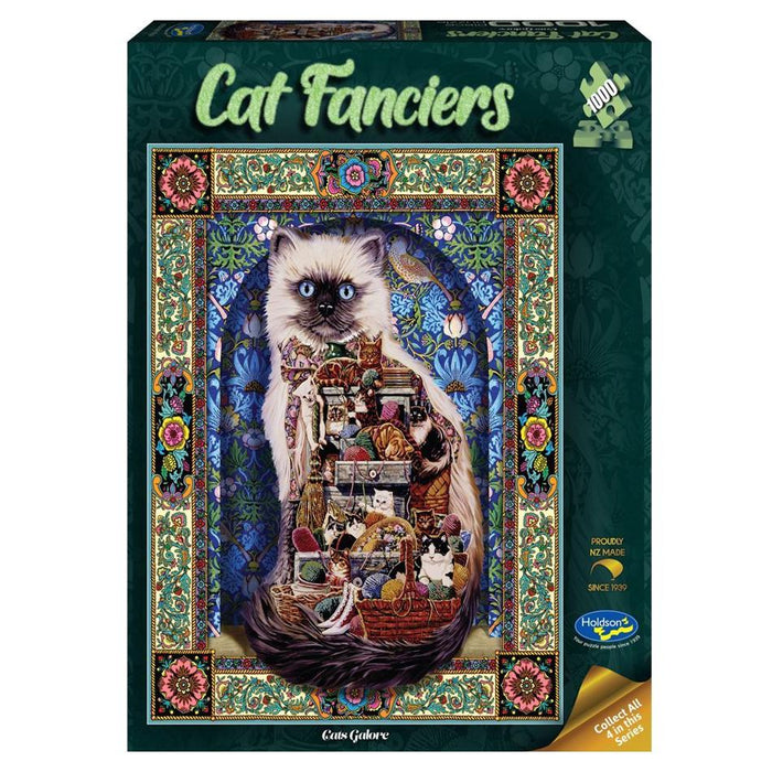 Holdson Puzzle - Cat Fanciers, 1000pc (Cats Galore) 77539