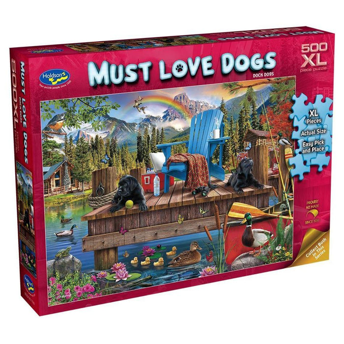 Holdson Puzzle - Must Love Dogs 500pc XL (Dock Dogs) 77552