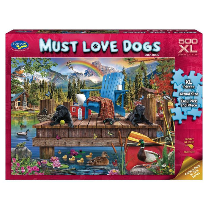 Holdson Puzzle - Must Love Dogs 500pc XL (Dock Dogs) 77552