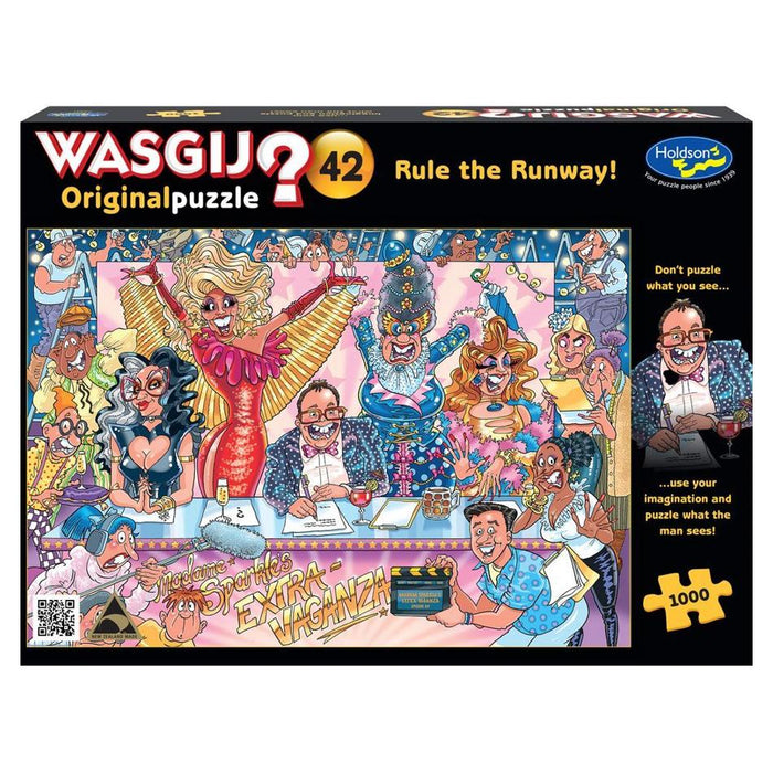 Holdson Puzzle - Wasgij Original 42, 1000pc (Rule the Runway!) 77601