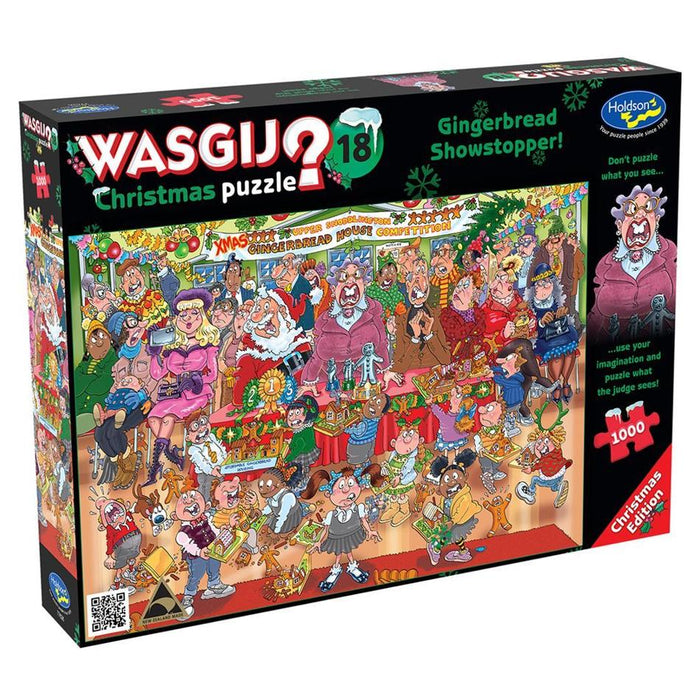 Holdson Puzzle - Wasgij Christmas 18, 1000pc (Gingerbread Showstopper)