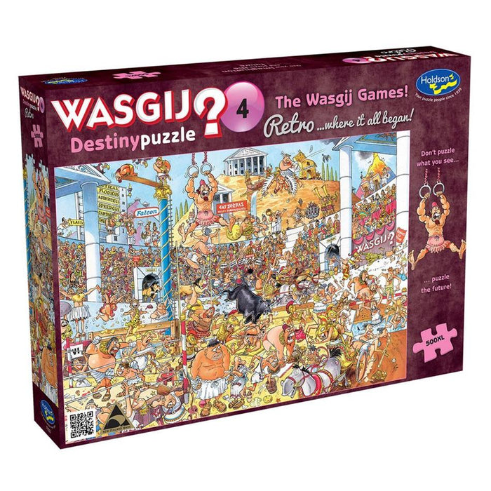 Holdson Puzzle - Wasgij Retro Destiny 4, 500XL pc (The Wasgij Games)