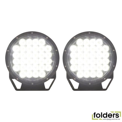 7900 lumen 9 inch solid led driving light, sold as pair - Folders