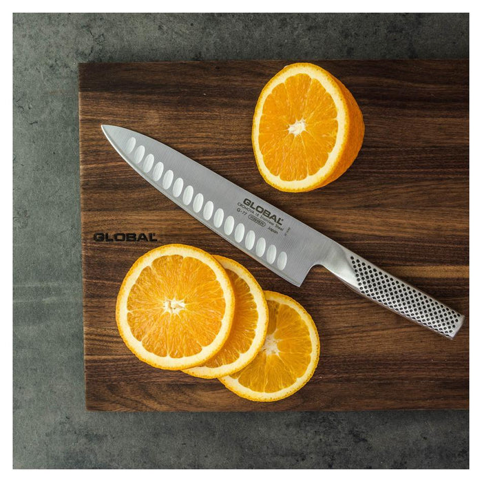 Global Classic 20Cm Cooks Knife - Fluted 79485