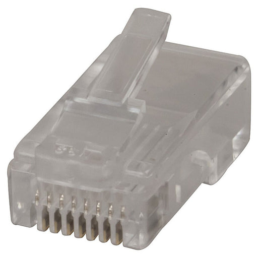 8 Pin US Type Telephone Plugs for Stranded Cable - Pk.5 - Folders