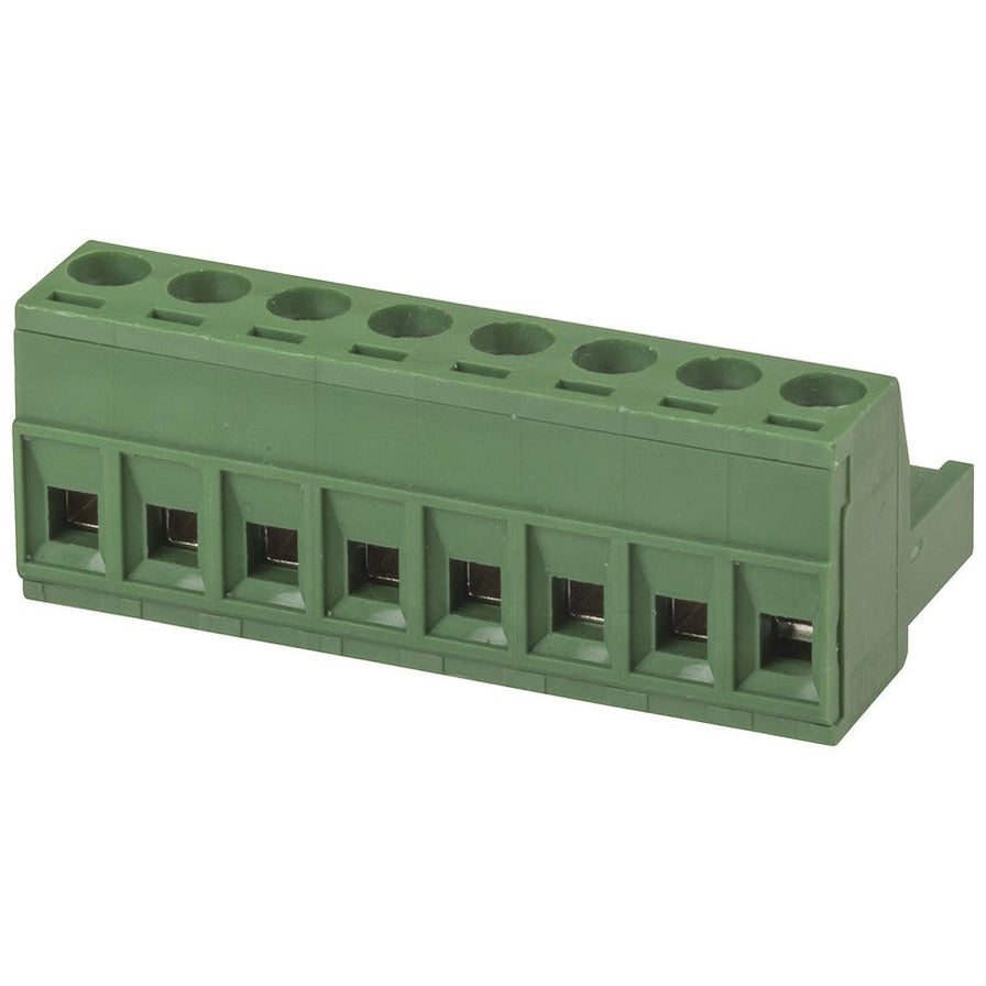 8 Pole Terminal Block Socket - Folders 5.08mm