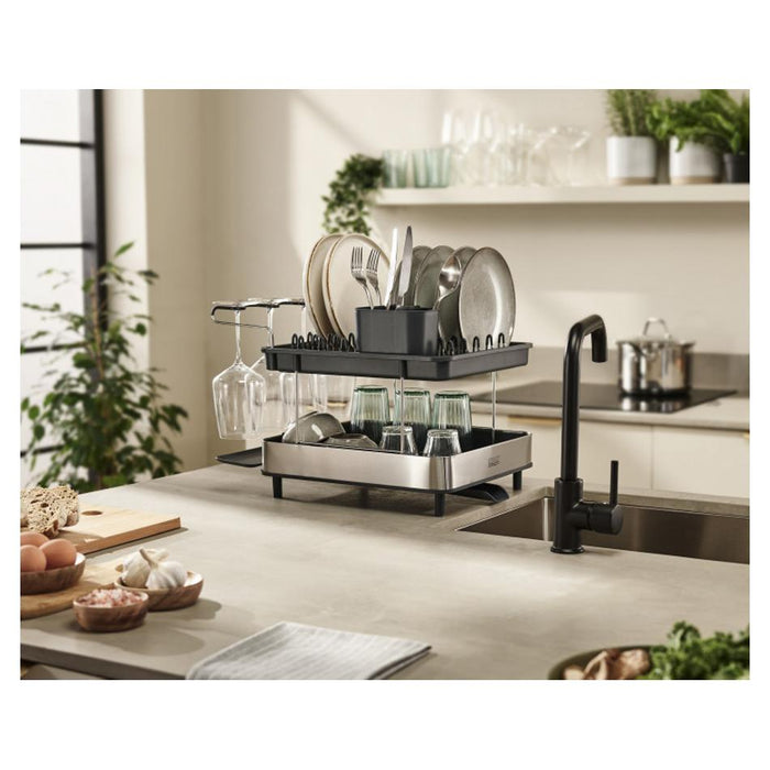 Steel 2-Tier Dish Rack Joseph Joseph — Folders
