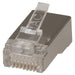 8P/8C Screened RJ45 Plug to Suit Stranded cable - 10Pk - Folders