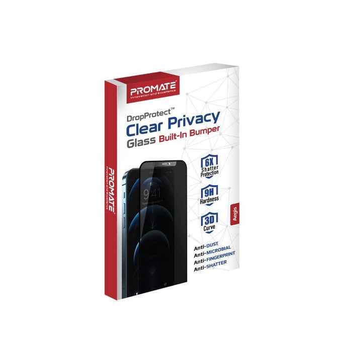 Promate Clear Privacy Screen Protector For Iphone 12 Max.