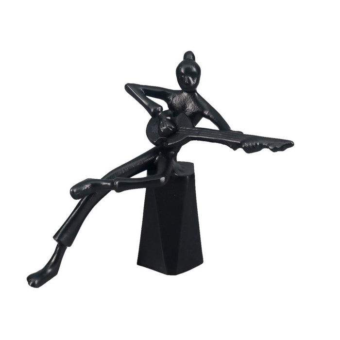 Rembrandt Alu Musician Sculpture - Black AM9018