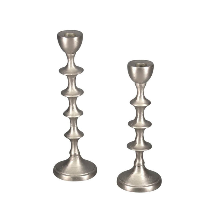 Rembrandt Alu Tiered Candle Holder (S) - Silver AM9030