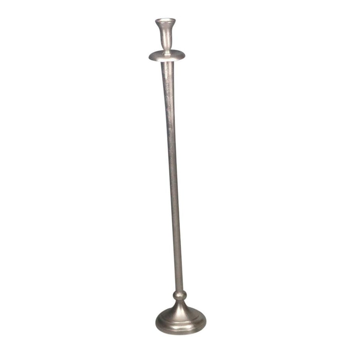 Rembrandt Alu Round Candle Holder (L) - Silver AM9034