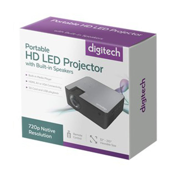 Hd Projector With Hdmi, Usb And Vga Inputs And Built-In Speakers AP4010