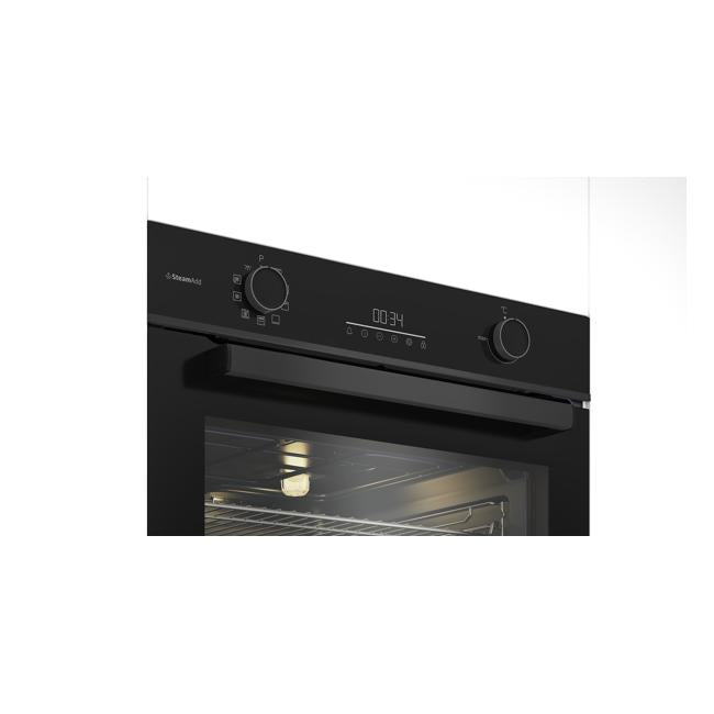 Beko 60cm Built-In Oven with SteamAdd and Pyrolytic Cleaning