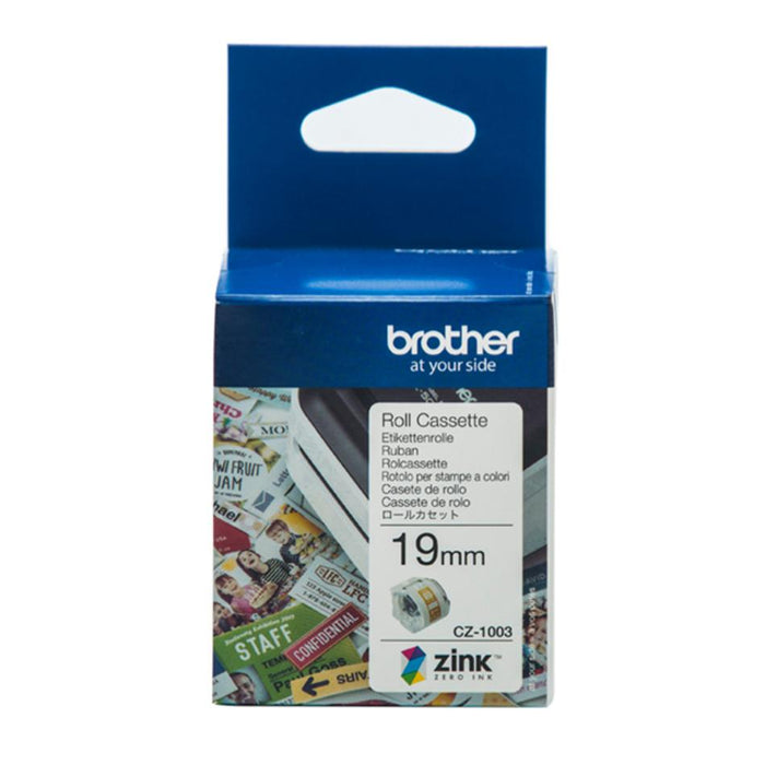 Brother Cz-1003 19Mm Printable Roll Cassette BCZ1003