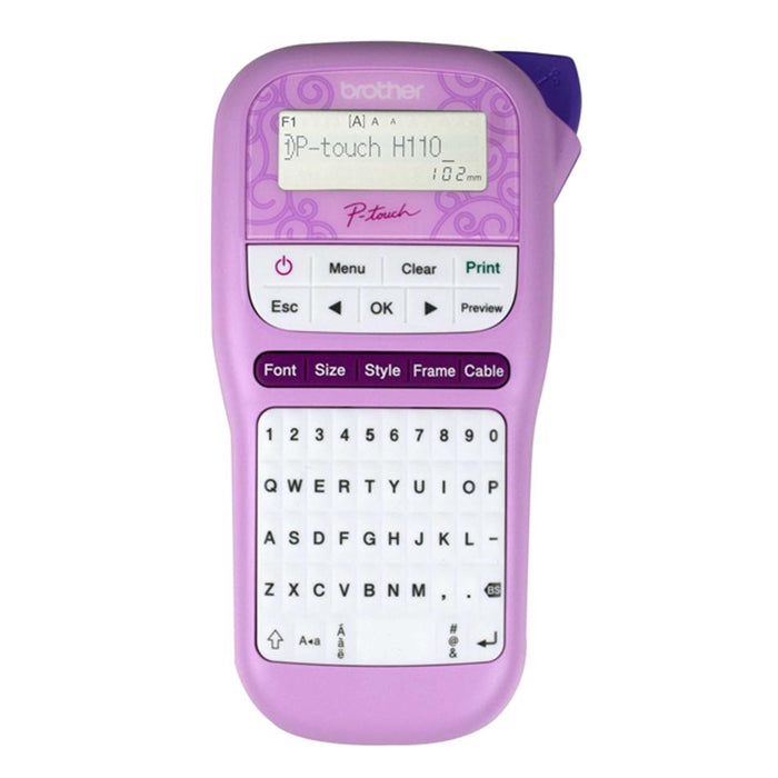 Brother Pth110Pk Durable P-Touch Pink Label Printer BPTH110PK