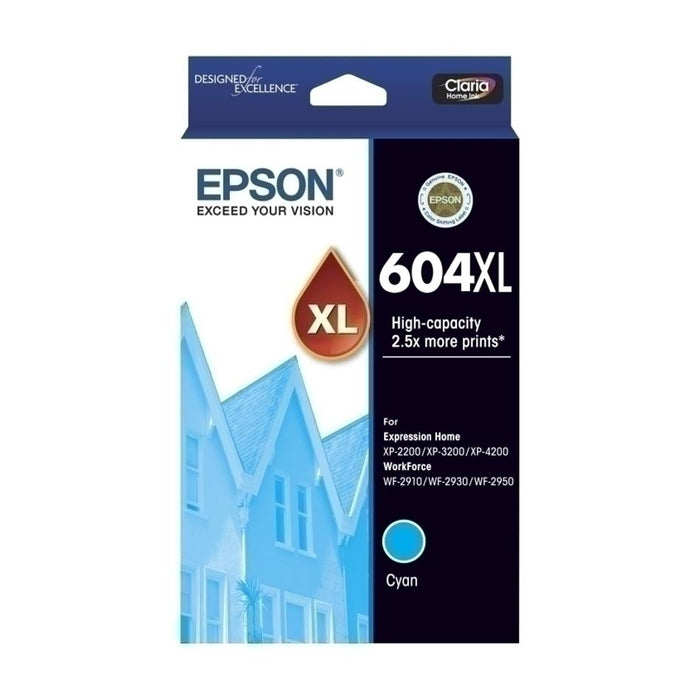 Epson 604 XL Cyan Ink C13T10H292