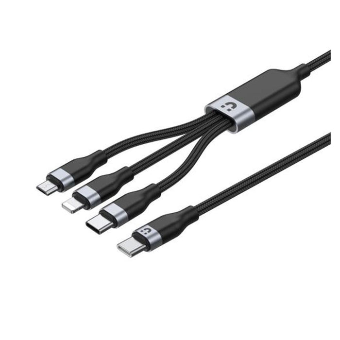 Unitek 1.5M 20W 3In1 Usb-C Data & Charge Cable With Usb-C