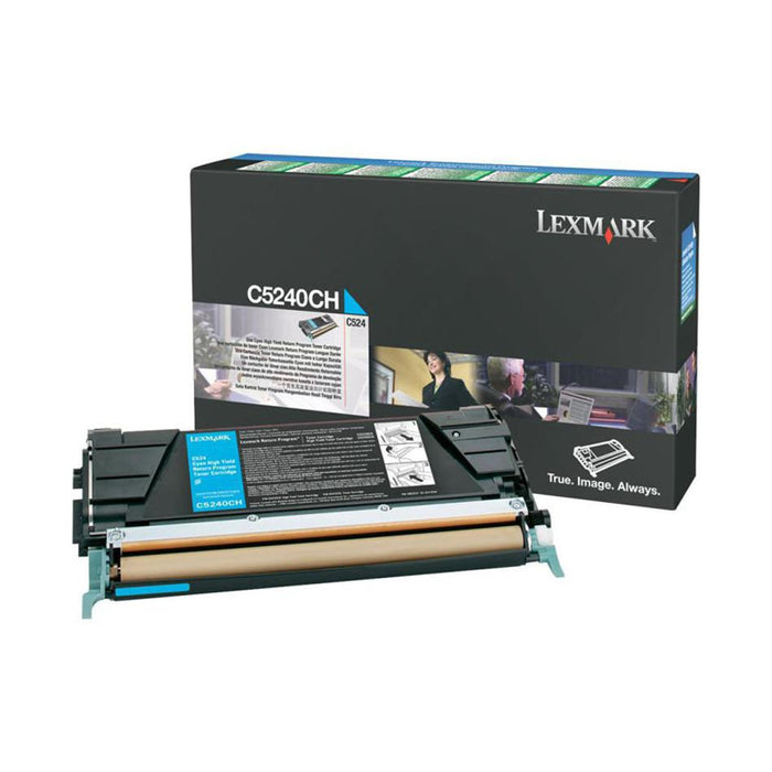 Lexm C5240CH Cyan Pre High Yield Cartridge