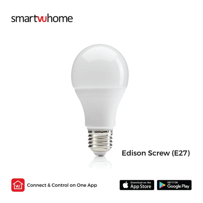 DishTV SmartVU Home Smart Bulb - 9w Cool - Warm White (Wifi-E27) CCTE27