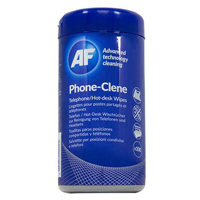 Af Phone-Clene Anti-Bacterial Phone Wipes Tub CL135
