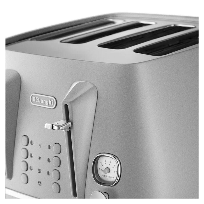 Distinta Perla 4 Slice Toaster Silver CTIN4003S