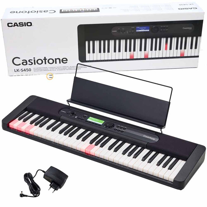 Casio LKS450 Casiotone 61 Note Key Lighting Keyboard