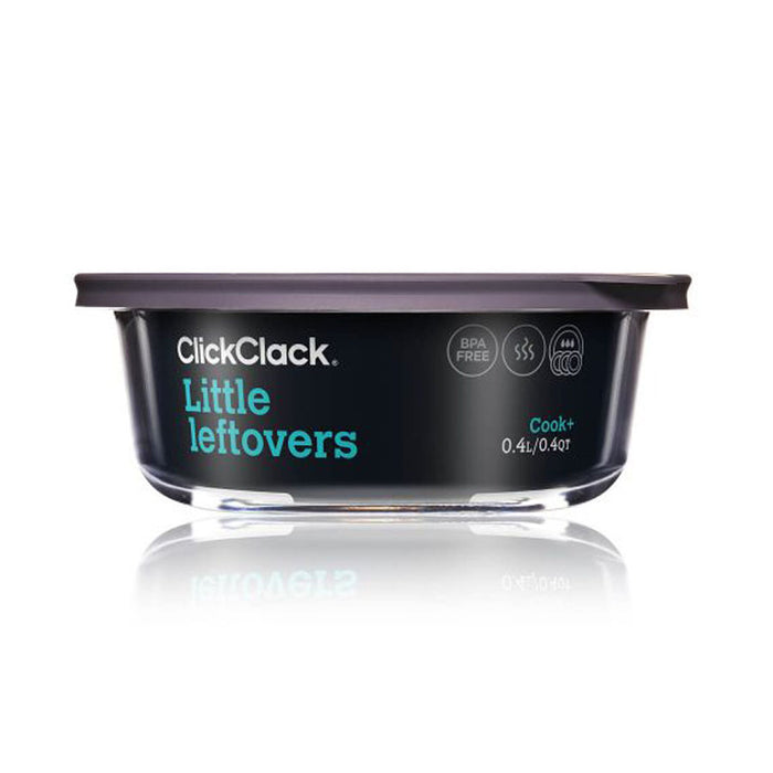 ClickClack Cook+ Round Heatproof Glass Containers