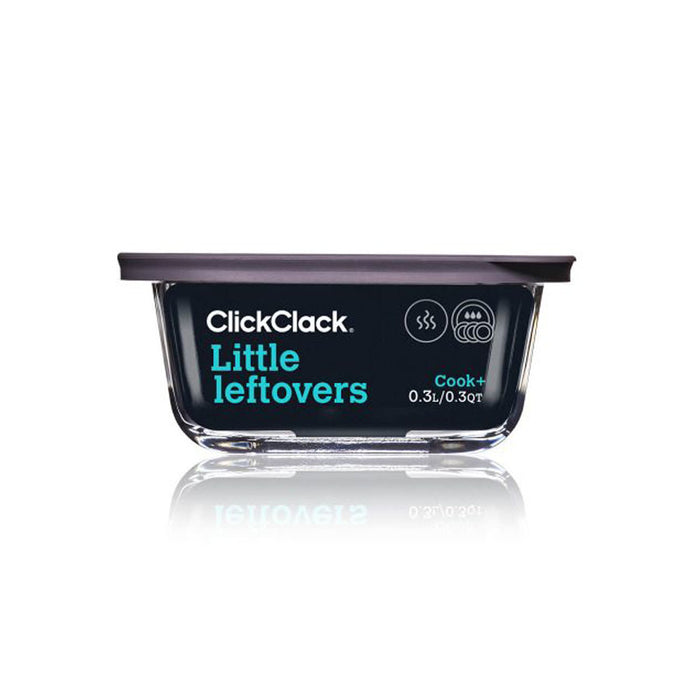 ClickClack Cook+ Square Heatproof Glass Containers