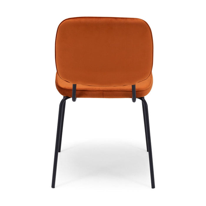 Clyde Chair Burnt Orange 4