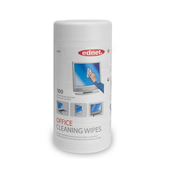 Ednet Office Cleaning Wipes 100 Pack DC2021