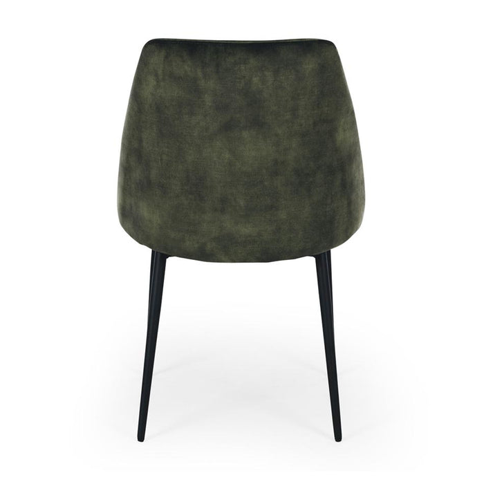 Furniture By Design Mia Dining Chair Velvet Moss Green DDMIAVG