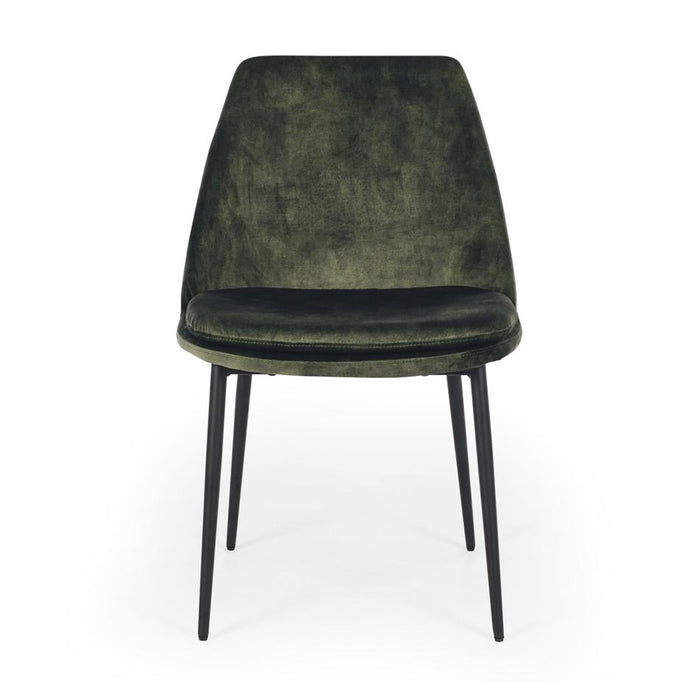 Furniture By Design Mia Dining Chair Velvet Moss Green DDMIAVG