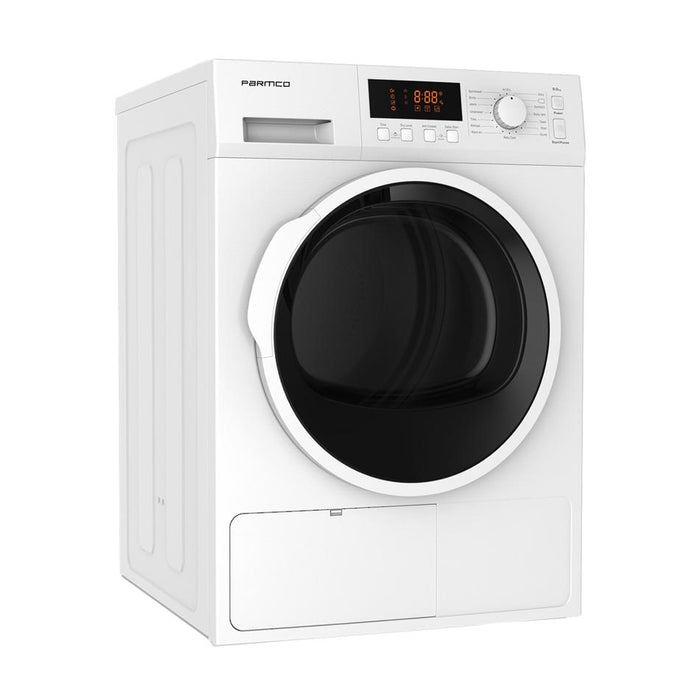 Parmco 8KG Dryer, Heat Pump, White DR8WHP