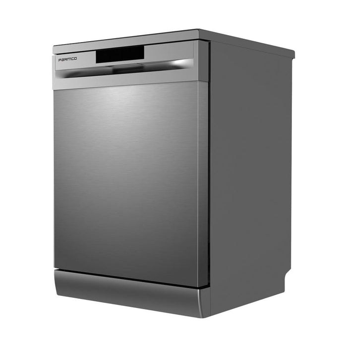 Parmco 600mm Freestanding Dishwasher, LED Display, Stainless Steel