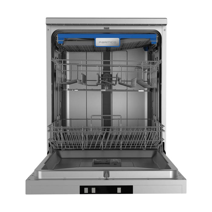 Parmco 600mm Freestanding Dishwasher, LED Display, Stainless Steel