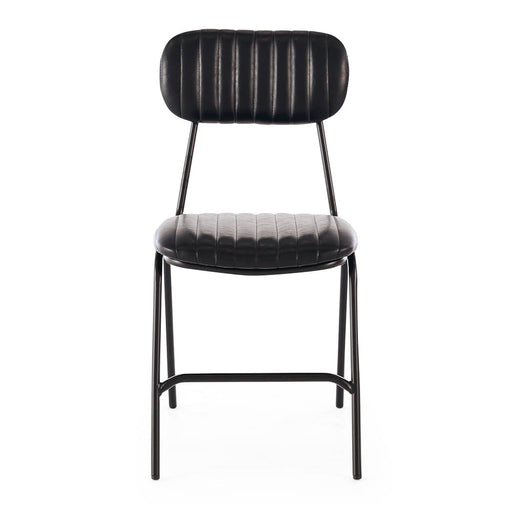 Datsun Vintage Dining Chair nz Black PU(5)