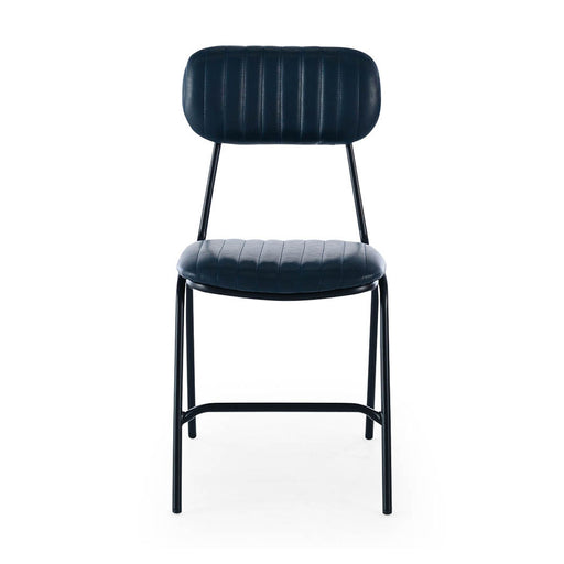 Datsun Vintage Dining Chair nz Blue PU