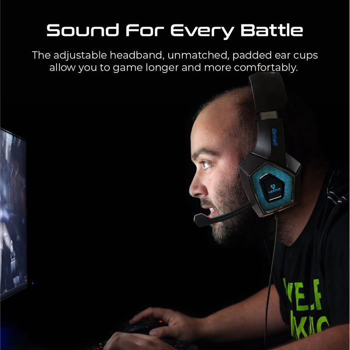 Vertux Gaming High Fidelity Surround Sound Wired Over-Ear